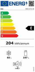 ECG ERB 21731 XE kombi. lednice