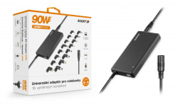 ALIGATOR Univerzální adaptér pro notebooky se 16 výměnnými konektory a USB, 90W CHNT003