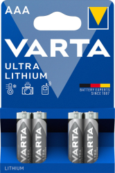 Baterie Varta 6103, AAA/R03 lithium Blistr(4)
