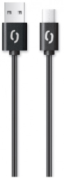 Datový kabel ALIGATOR 2A USB-C 1m, černý