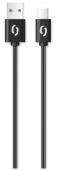 Datový kabel ALIGATOR 2A USB-C 2m, černý