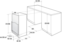 Gorenje RBIU609DA1 vestavná lednice