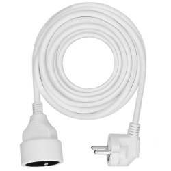 Solight prodlužovací přívod - spojka, 1 zásuvka, 7m, 3 x 1mm2, bílá - PS15